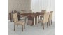 Conjunto Mesa de Jantar Mardel Vicenza Carolina Elastica Extensivel com 06 Cadeiras 1.60 ou 2.20 x 1.00 Retangular
